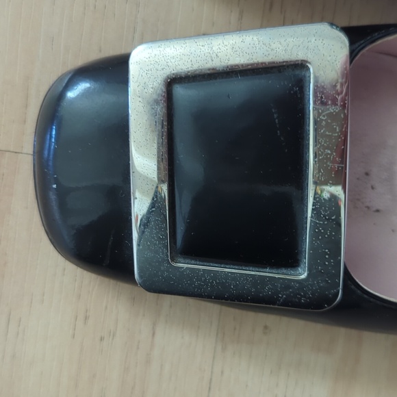 Celine black pattern leather high heel - Picture 6 of 9